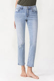 Lovervet Full Size Andrea Midrise Crop Straight Jeans