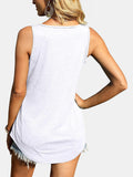 Heathered Square Neck Tank