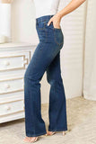 Judy Blue Full Size Elastic Waistband Slim Bootcut Jeans