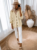 V-Neck Long Sleeve Cardigan