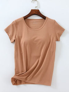 Round Neck Short Sleeve T-Shirt