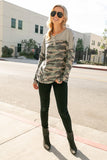 CAMOUFLAGE HENLEY TOP