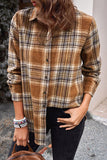 Plaid Button Up Long Sleeve Shirt