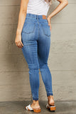 Judy Blue Janavie Full Size High Waisted Pull On Skinny Jeans